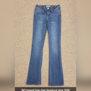 SO brand jeans size 3/26 bootcut